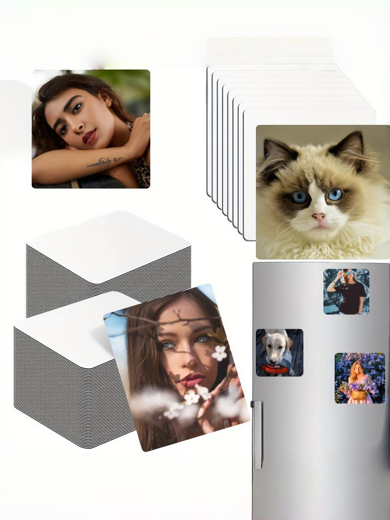 Personalized Picture Magnet for Refrigerator